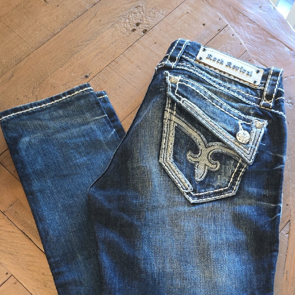 Rock Revival Indigo Jeans- Sz 28 - JOHANNA skinny